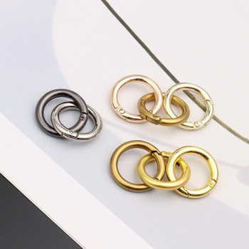 Κούμπωμα δαχτυλιδιού εξαρτήματος τσάντας HX025 – Yu Yi κράμα, μοτίβο μονόχρωμο, σύνδεση ιμής ώμου