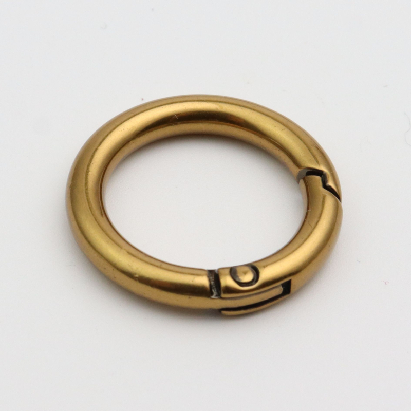 Κούμπωμα δαχτυλιδιού εξαρτήματος τσάντας HX025 – Yu Yi κράμα, μοτίβο μονόχρωμο, σύνδεση ιμής ώμου