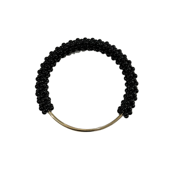 Μαργαριταρένια λαβή τσάντας για DIY υφαντές τσάντες — PVC υλικό, Άνοιξη 2025, στυλ φρέσκο και γλυκό, μονόχρωμο σχέδιο, εξαιρετικά ελαφρύ