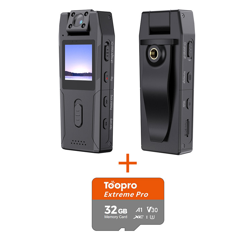 HD κάμερα ποδηλασίας με νυχτερινή όραση και ηλεκτρονική σταθεροποίηση (1080p CMOS, οθόνη LCD 1,3 ιντσών)