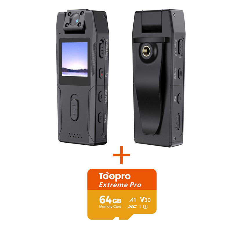 HD κάμερα ποδηλασίας με νυχτερινή όραση και ηλεκτρονική σταθεροποίηση (1080p CMOS, οθόνη LCD 1,3 ιντσών)