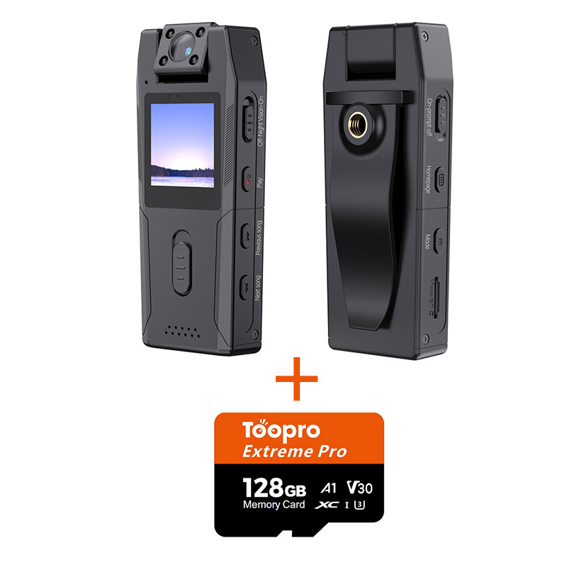 HD κάμερα ποδηλασίας με νυχτερινή όραση και ηλεκτρονική σταθεροποίηση (1080p CMOS, οθόνη LCD 1,3 ιντσών)