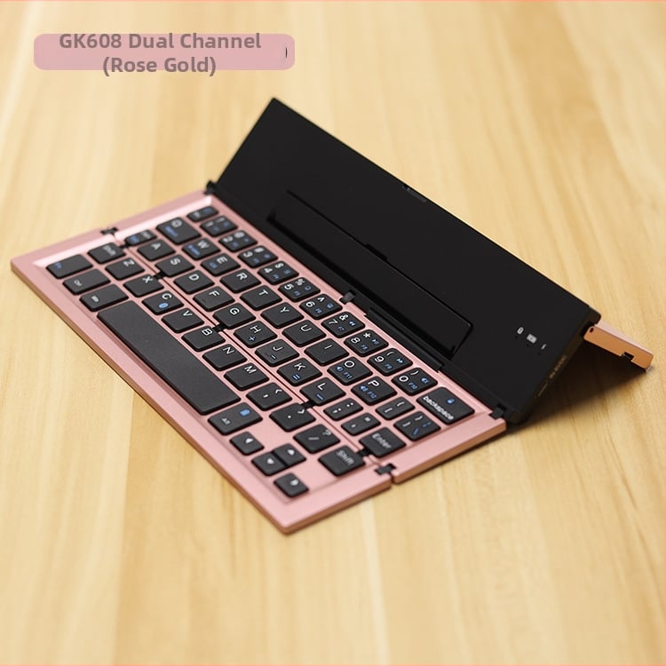 GK608DC сгъваема Bluetooth клавиатура, 59 клавиша, алуминиева сплав
