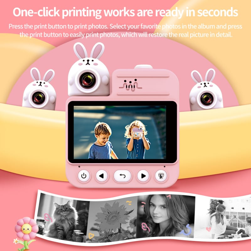 Παιδική ψηφιακή κάμερα με οθόνη 3.0 ιντσών LCD, CCD αισθητήρας 2.0, 3MP, σταθερός φακός, TF μνήμη