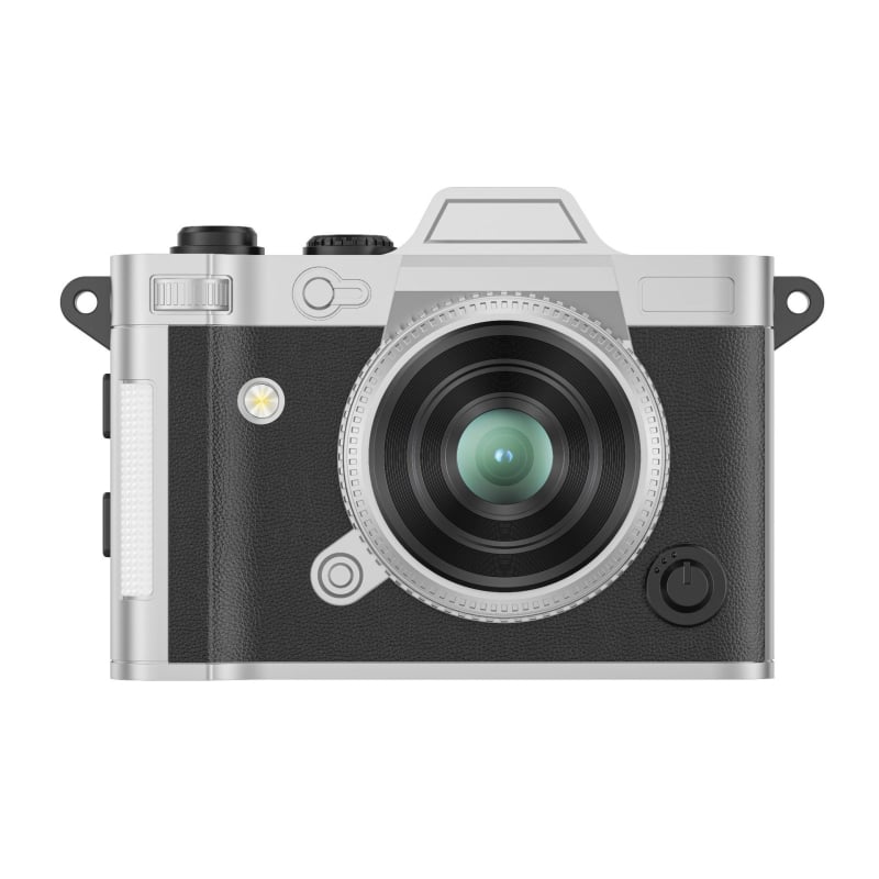 Мини 2K дигитална камера Dc29s - 1,47-инчов LCD, кожен корпус, TF карта, видеозапис и снимане, за колоездене, туризъм и записване на домашни любимци