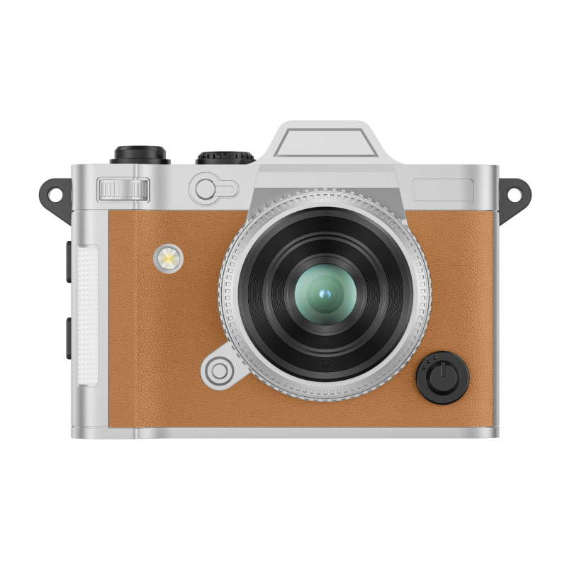 Мини 2K дигитална камера Dc29s - 1,47-инчов LCD, кожен корпус, TF карта, видеозапис и снимане, за колоездене, туризъм и записване на домашни любимци