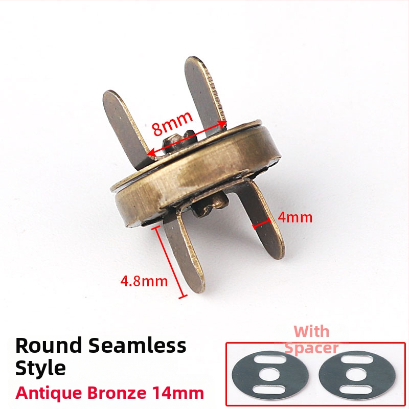 Χειροποίητο μεταλλικό μαγνητικό κούμπωμα για τσάντες και σακίδια, χωρίς ραφές, Χειμερινή συλλογή 2020