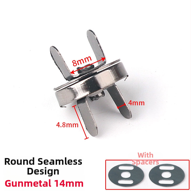 Χειροποίητο μεταλλικό μαγνητικό κούμπωμα για τσάντες και σακίδια, χωρίς ραφές, Χειμερινή συλλογή 2020