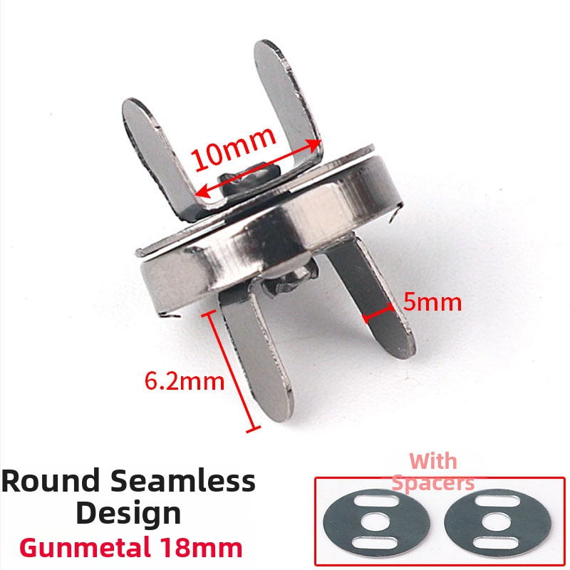 Χειροποίητο μεταλλικό μαγνητικό κούμπωμα για τσάντες και σακίδια, χωρίς ραφές, Χειμερινή συλλογή 2020