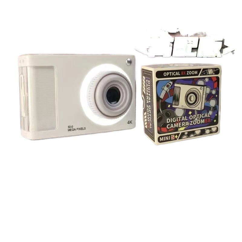 Ρετρό ψηφιακή κάμερα πανεπιστημιουπόλης με αισθητήρα 48MP, οπτικό ζουμ 4x, ψηφιακό ζουμ 4x, περισκοπικός φακός, αποθήκευση microSD