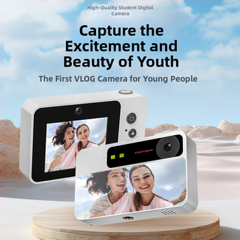 Ψηφιακή κάμερα για selfies με αισθητήρα CCD, 10 MP, 16x οπτικό ζουμ, περισκοπικός φακός, 2,4 ιντσών HD οθόνη