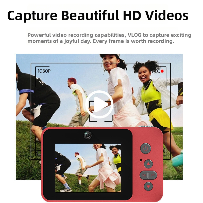 Ψηφιακή κάμερα για selfies με αισθητήρα CCD, 10 MP, 16x οπτικό ζουμ, περισκοπικός φακός, 2,4 ιντσών HD οθόνη