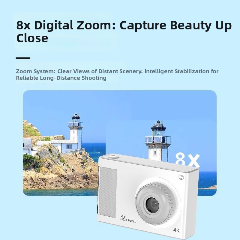 Digitálny fotoaparát Y2 s CMOS senzorom 1/2, 24MP+, 8x optický zoom, max. rozlíšenie 3264x2448, optická stabilizácia obrazu