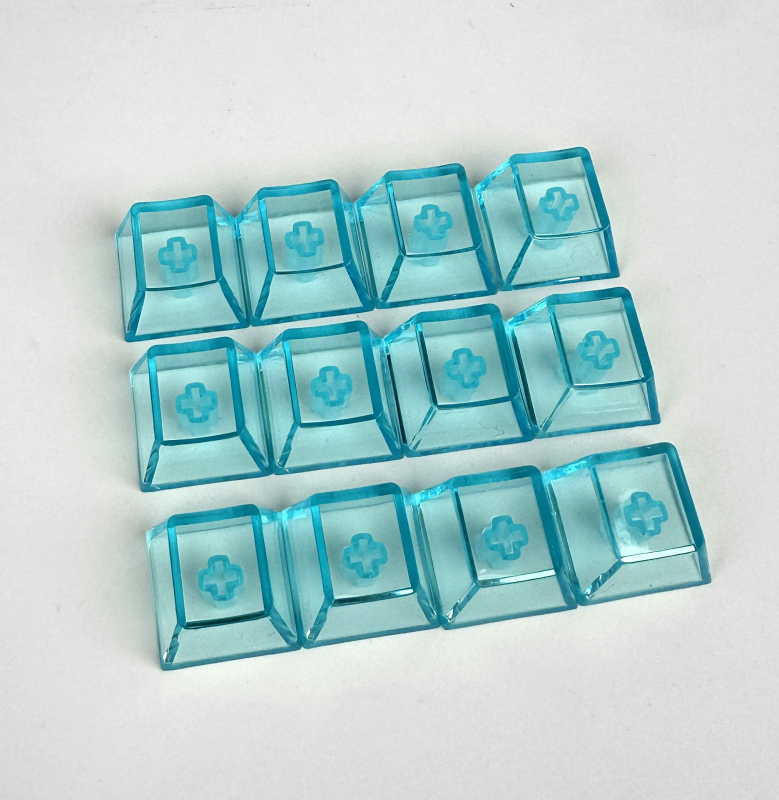 Keycap PC pentru tastaturi mecanice, iluminare RGB, rezistent la apă