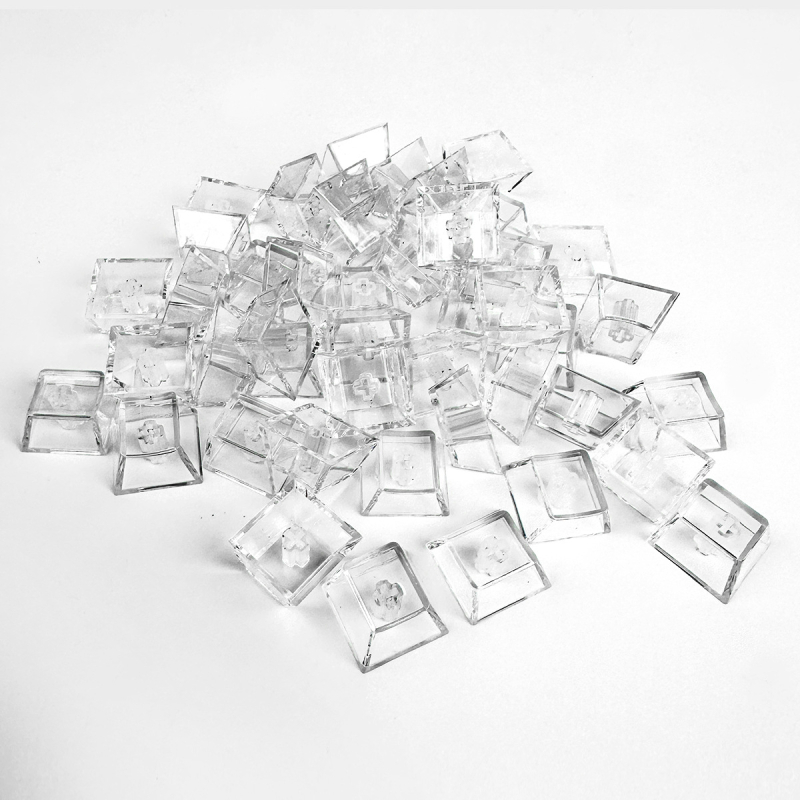 Keycap PC pentru tastaturi mecanice, iluminare RGB, rezistent la apă