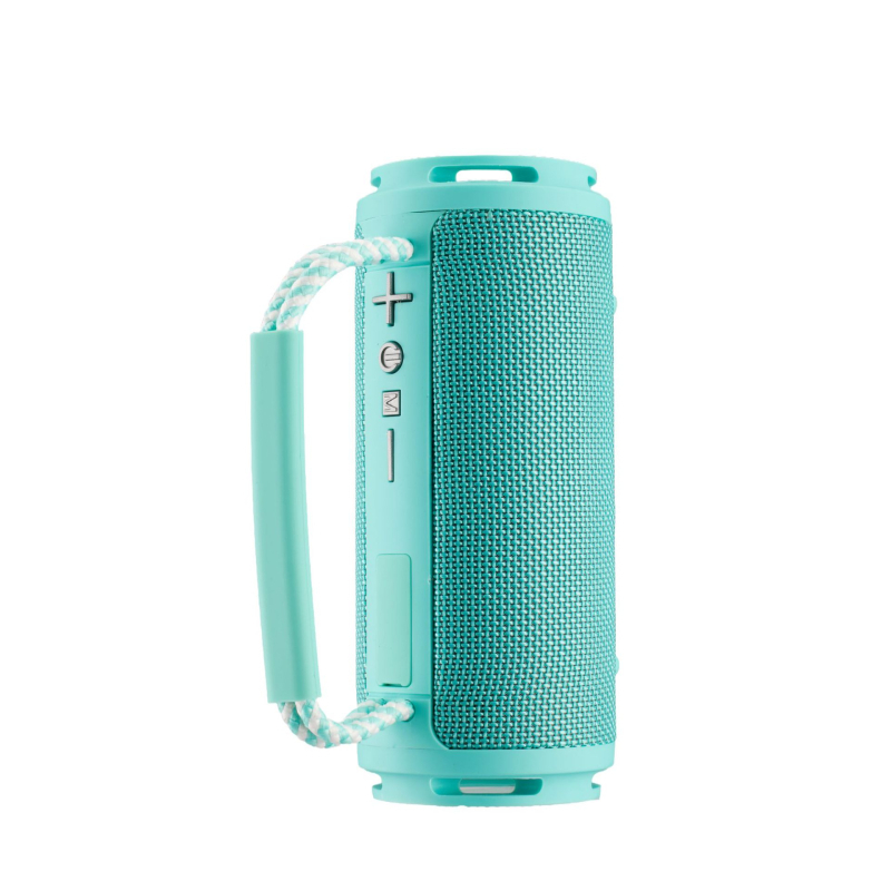 Bluetooth zvučnik s tekstilnom kućištem, prenosni vanjski, 15W, ugrađena baterija 1200–2000mAh, TF kartica, Bluetooth 5.1, domet 10 m