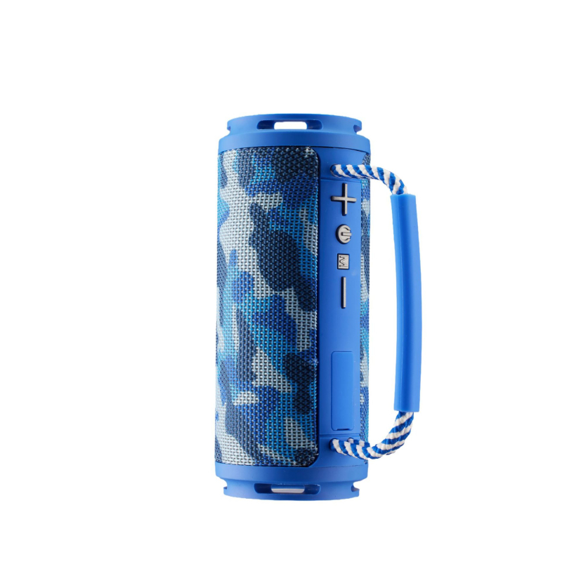 Bluetooth zvučnik s tekstilnom kućištem, prenosni vanjski, 15W, ugrađena baterija 1200–2000mAh, TF kartica, Bluetooth 5.1, domet 10 m