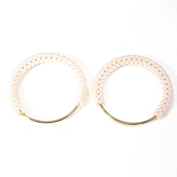 Αξεσουάρ τσάντας με λαβή από μαργαριτάρι - Leather Art, Μέταλλο, Εποχή Χειμώνας 2025, Street Style, Ελαφρύ και Ανθεκτικό στη φθορά