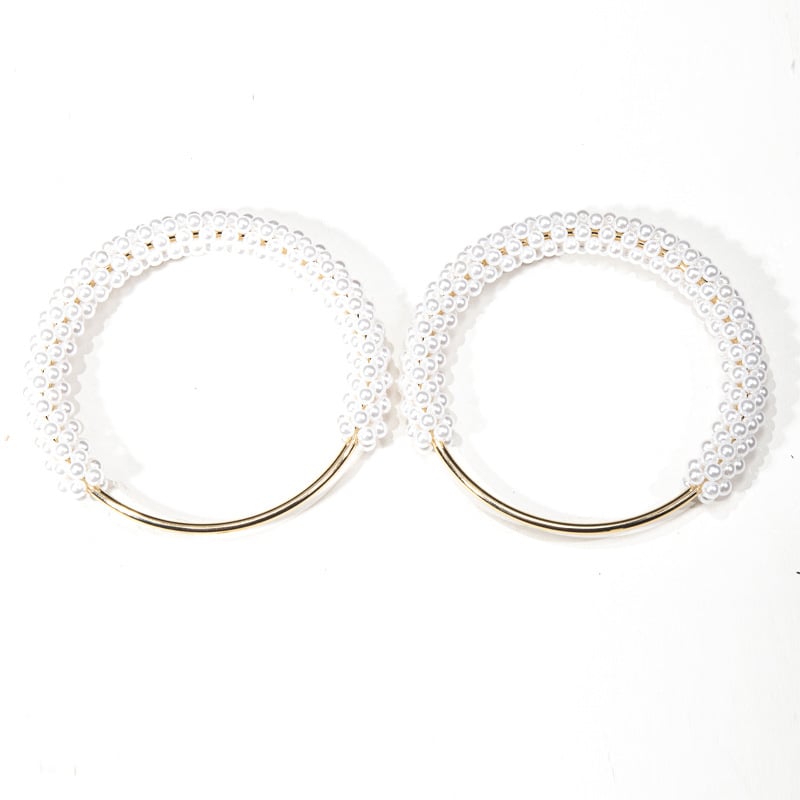 Αξεσουάρ τσάντας με λαβή από μαργαριτάρι - Leather Art, Μέταλλο, Εποχή Χειμώνας 2025, Street Style, Ελαφρύ και Ανθεκτικό στη φθορά