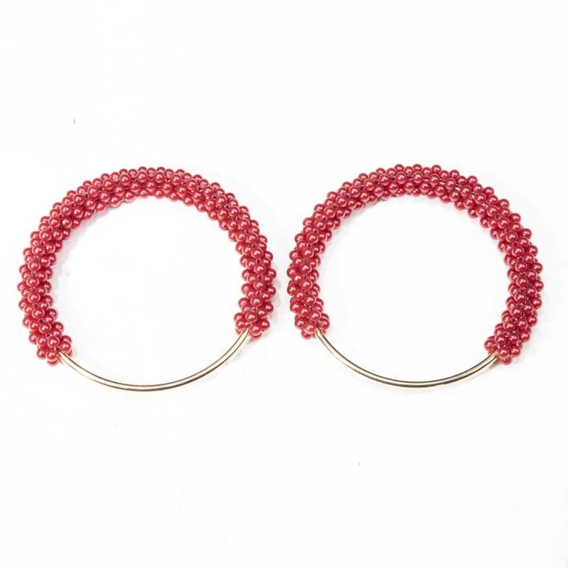 Αξεσουάρ τσάντας με λαβή από μαργαριτάρι - Leather Art, Μέταλλο, Εποχή Χειμώνας 2025, Street Style, Ελαφρύ και Ανθεκτικό στη φθορά