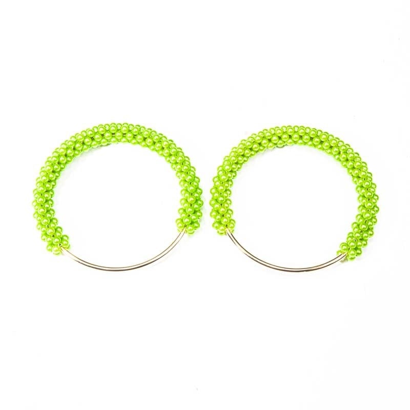 Αξεσουάρ τσάντας με λαβή από μαργαριτάρι - Leather Art, Μέταλλο, Εποχή Χειμώνας 2025, Street Style, Ελαφρύ και Ανθεκτικό στη φθορά