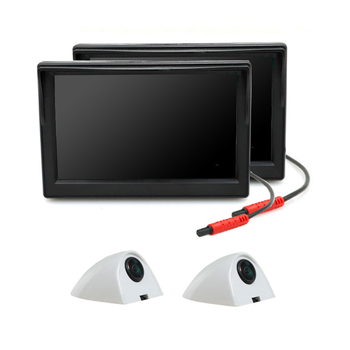 Display de recul pentru autoturism cu cameră waterproof, unghi larg, vedere dreapta-spate, imagine AHD fără fir, asistență pentru unghiul mort