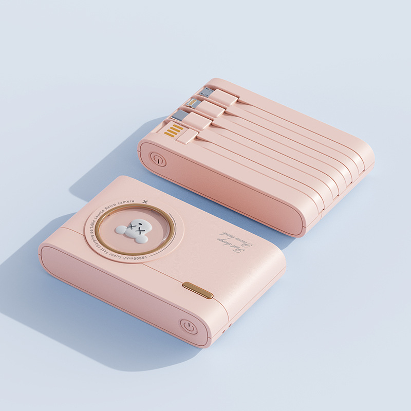 Power Bank 10000mAh su PD 2.0, 5V įvestis/išvestis, 10W greitas įkrovimas, Li-ion baterija, modelis 741, kompaktiška