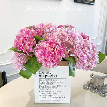 Umjetni buket hortenzije od svile i plastike - 3D ispis, brend Elsa Hydrangea, sorta Hydrangea