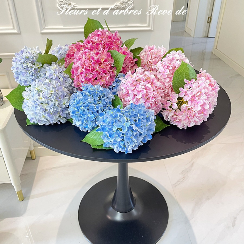 Umjetni buket hortenzije od svile i plastike - 3D ispis, brend Elsa Hydrangea, sorta Hydrangea