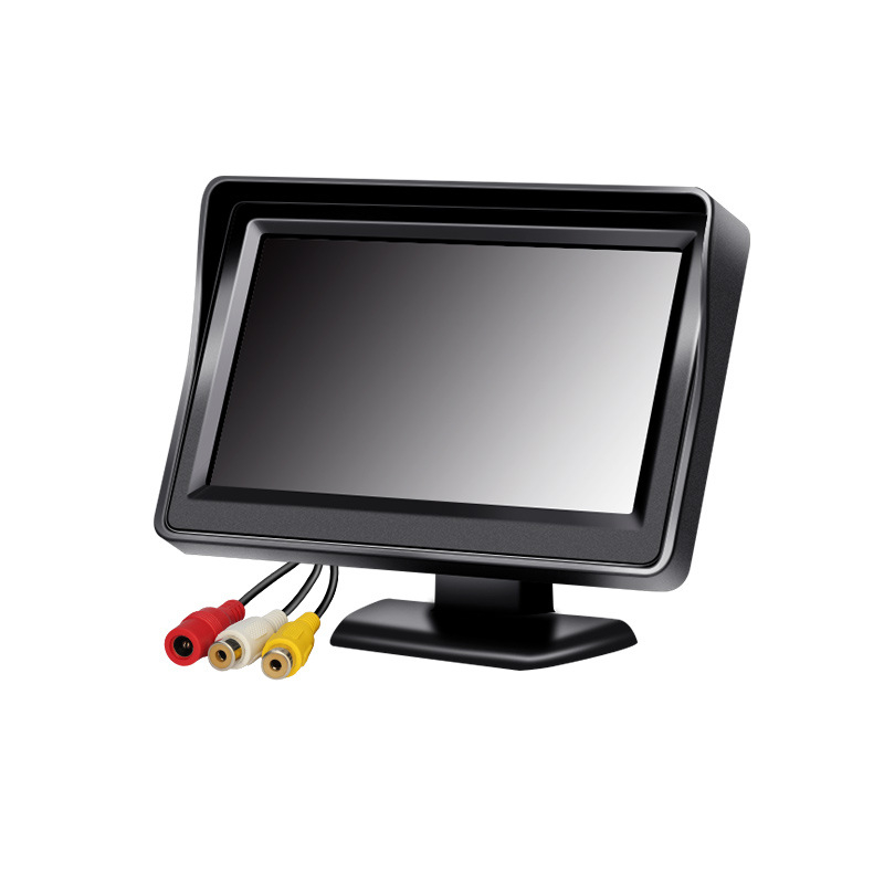 Display LCD pentru mașină, monitor de birou, rezoluție 480x272, intrare AV, model 4.3