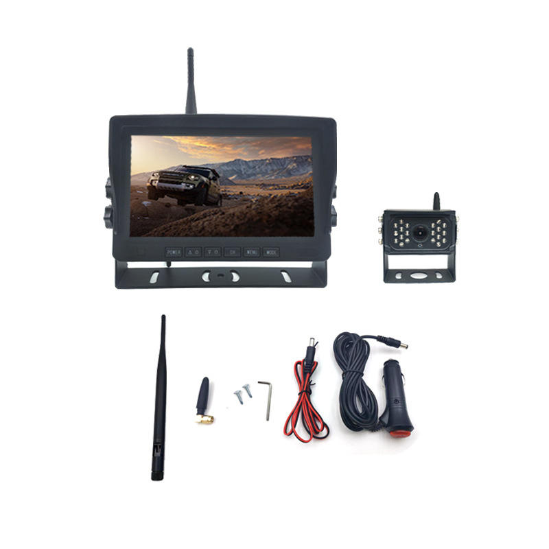 Monitor LCD montat în vehicul, model BZ--2434, compatibilitate universală, rezoluție 1024x800, intrare digitală