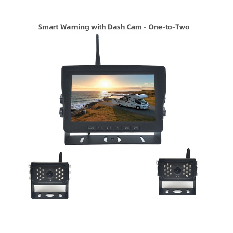 Monitor LCD montat în vehicul, model BZ--2434, compatibilitate universală, rezoluție 1024x800, intrare digitală