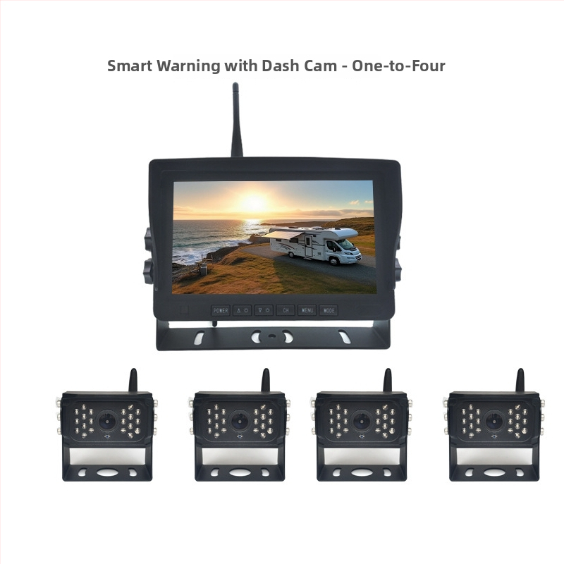 Monitor LCD montat în vehicul, model BZ--2434, compatibilitate universală, rezoluție 1024x800, intrare digitală