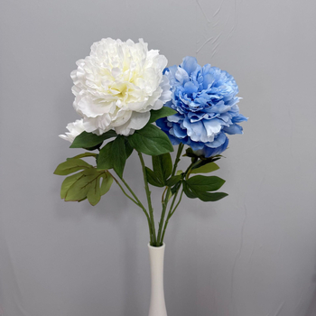 Τεχνητό άνθος πεονίας με δύο κεφαλές για γαμήλιο διάδρομο και διακόσμηση αίθουσας | Μάρκα: Twelve Flower Ambassadors | Υλικό: μεταξωτό λουλούδι | Κατασκευή: Ημιχειροποίητο και Ημιμηχανοποιημένο