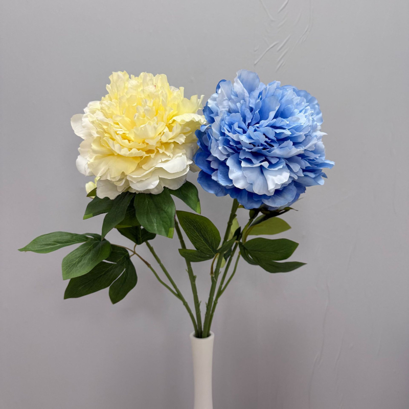 Τεχνητό άνθος πεονίας με δύο κεφαλές για γαμήλιο διάδρομο και διακόσμηση αίθουσας | Μάρκα: Twelve Flower Ambassadors | Υλικό: μεταξωτό λουλούδι | Κατασκευή: Ημιχειροποίητο και Ημιμηχανοποιημένο