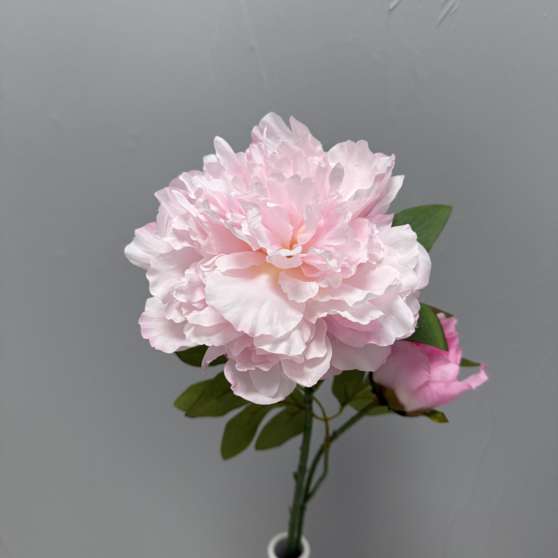 Τεχνητό άνθος πεονίας με δύο κεφαλές για γαμήλιο διάδρομο και διακόσμηση αίθουσας | Μάρκα: Twelve Flower Ambassadors | Υλικό: μεταξωτό λουλούδι | Κατασκευή: Ημιχειροποίητο και Ημιμηχανοποιημένο