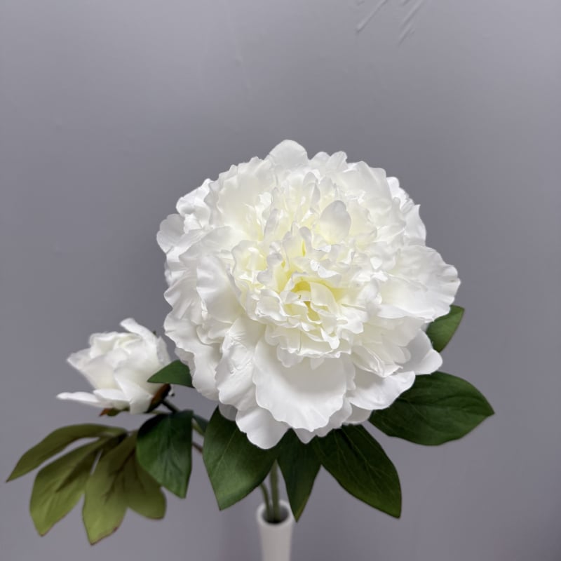 Τεχνητό άνθος πεονίας με δύο κεφαλές για γαμήλιο διάδρομο και διακόσμηση αίθουσας | Μάρκα: Twelve Flower Ambassadors | Υλικό: μεταξωτό λουλούδι | Κατασκευή: Ημιχειροποίητο και Ημιμηχανοποιημένο