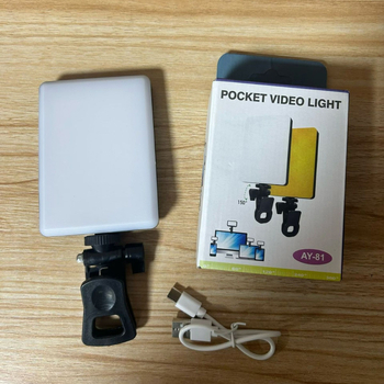 ST120 LED Φωτιστικό Ενίσχυσης για Ζωντανή Μετάδοση και Σέλφι – Τροφοδοσία USB, ≤10W, χειρός