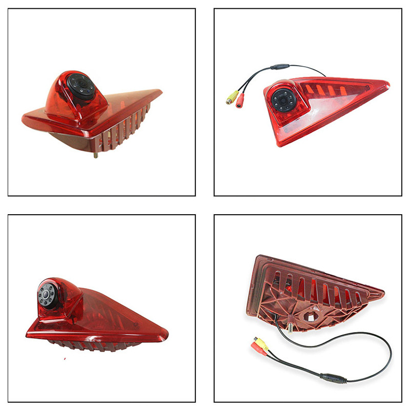 Cameră de mers în marșarier cu stop înalt pentru Nissan, Opel și Renault, unghi de vizualizare 170°, 12V, video AV, model JH-2023112507