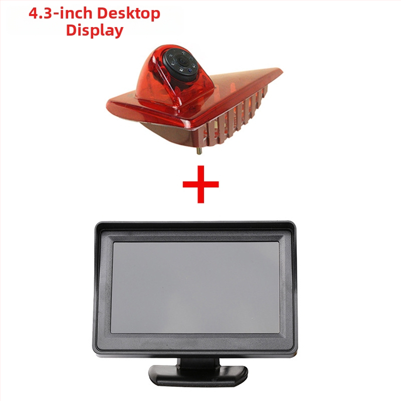 Cameră de mers în marșarier cu stop înalt pentru Nissan, Opel și Renault, unghi de vizualizare 170°, 12V, video AV, model JH-2023112507