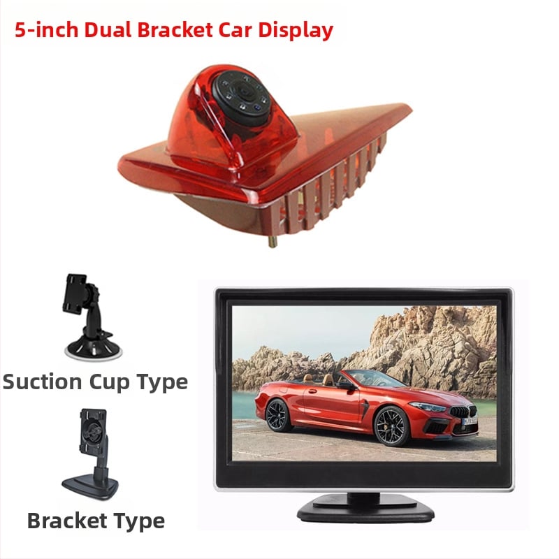 Cameră de mers în marșarier cu stop înalt pentru Nissan, Opel și Renault, unghi de vizualizare 170°, 12V, video AV, model JH-2023112507