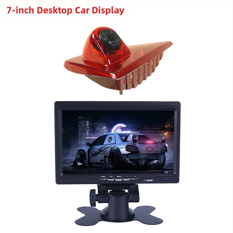 Cameră de mers în marșarier cu stop înalt pentru Nissan, Opel și Renault, unghi de vizualizare 170°, 12V, video AV, model JH-2023112507