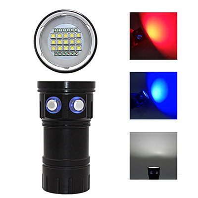Potapajuća svjetiljka s 7 načina, LED 60W, 360° rotacija, domet 100–200 m