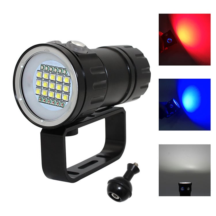 Potapajuća svjetiljka s 7 načina, LED 60W, 360° rotacija, domet 100–200 m