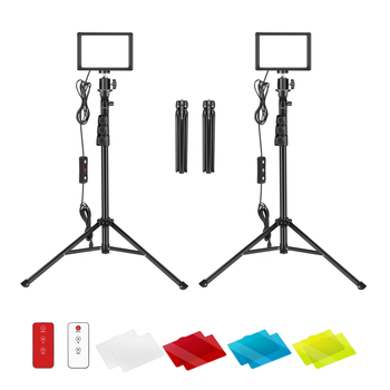 USB6 Φως για Ζωντανές Μεταδόσεις με Αναδιπλούμενο Τρίποδο — 10-50W, 5V2A, για βιντεοδιασκέψεις, φωτογράφηση και μακιγιάζ