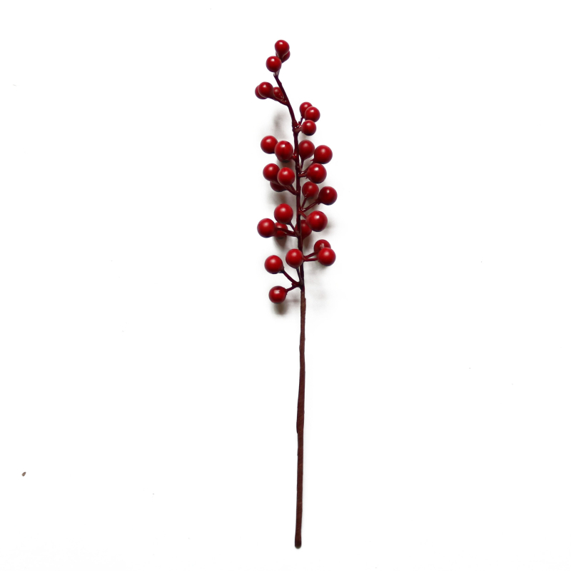 Fanfei umjetno bobičasto cvijeće na jednoj grančici – za ručno vezane bukete, vjenčanja, rekvizite za fotografije, kućnu dekoraciju (Novi kineski stil)