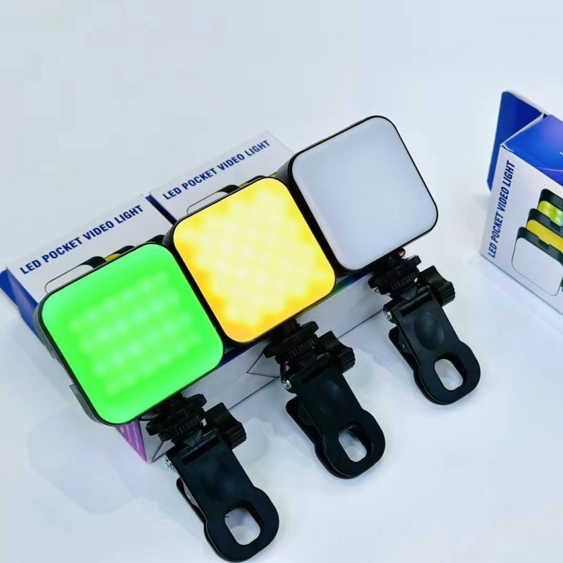 Clip-on mini svjetlo za fotografiju • 5.5W • 5V/2A • za mobilne telefone, kamere i tablete • ručno korištenje