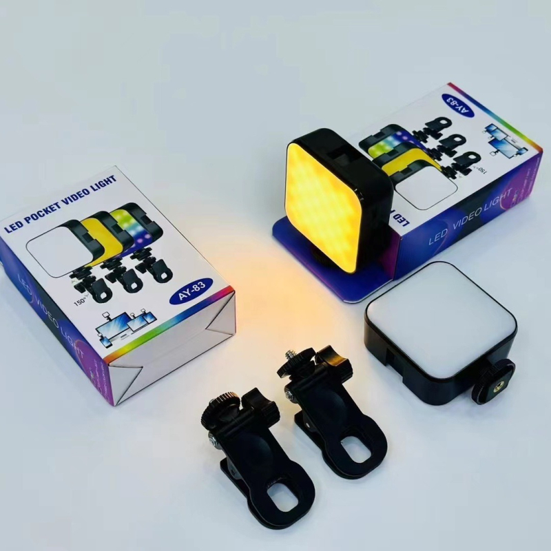 Clip-on mini svjetlo za fotografiju • 5.5W • 5V/2A • za mobilne telefone, kamere i tablete • ručno korištenje