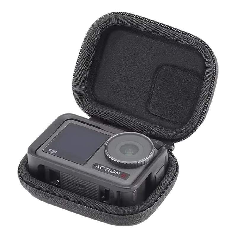Shadowstone τσάντα κάμερας για DJI Action 5 Pro/4/3 και GoPro 13/12 — PU υλικό, αδιάβροχη, ανθεκτική στη φθορά, μονόχρωμη, τσάντα τύπου clutch