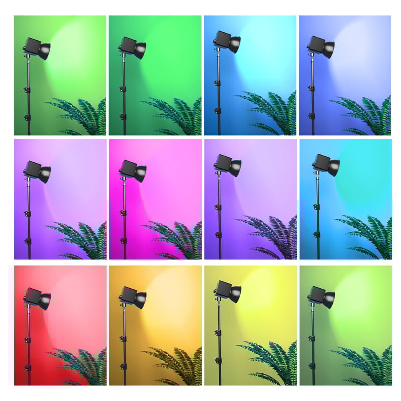 MAMEN Φορητό COB φως πλήρωσης 60W για ζωντανή μετάδοση και φωτογράφηση — Μοντέλο C60R-1, 51–100W, 2500K–9900K, τρεις θερμοκρασίες χρώματος, είσοδος 20V (USB-C/DC)